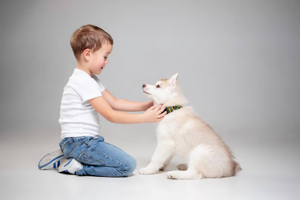 wychowanie dziecka z psem